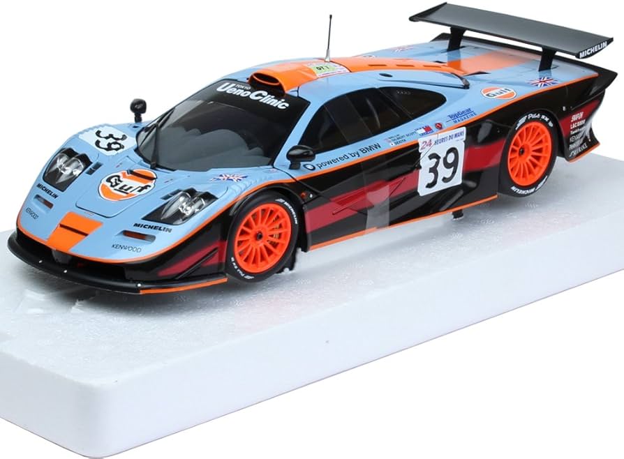 Amazon.com: Minichamps 1:18 Scale McLaren F1 GTR Bellm/Gilbert