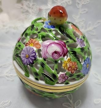 Amazon.co.jp: ヘレンド ファンタジーシリーズ 透かし ボンボン入れ