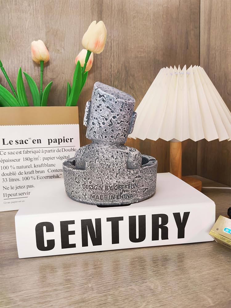 Amazon.co.jp: 灰皿 モアイ像 石像 Moai イースター 携帯灰皿 テーブル