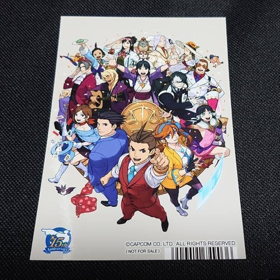 Amazon.co.jp: 逆転裁判 特典 15周年 綾里真宵 王泥喜法介 成歩堂龍一