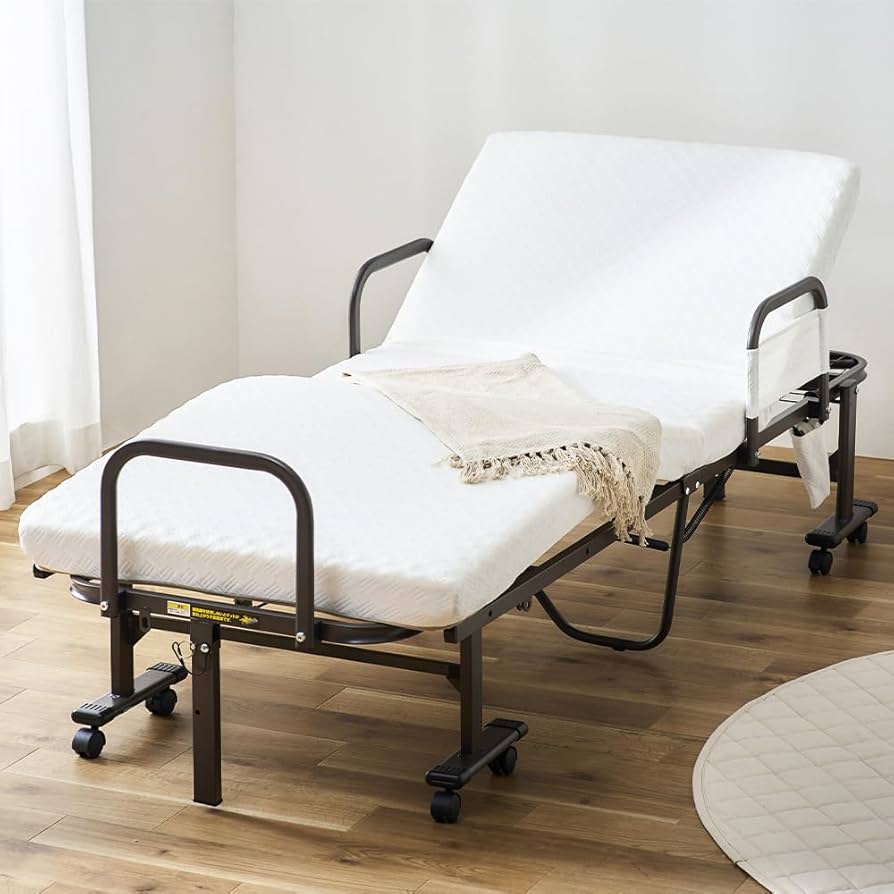 Amazon.co.jp: アイリスオーヤマ 折り畳み電動ベッド 家庭用 介護
