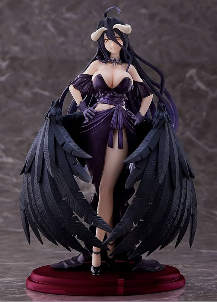 Amazon.co.jp: オーバーロードⅣ AMP+ アルベド フィギュア 黒ドレス