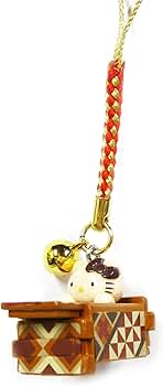 Amazon.co.jp: 【ご当地キティ】箱根限定 寄木細工キティ根付