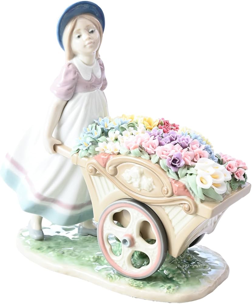 Amazon.co.jp: リヤドロ (LLADRO) 可愛いお花屋さん 6521 [並行輸入品