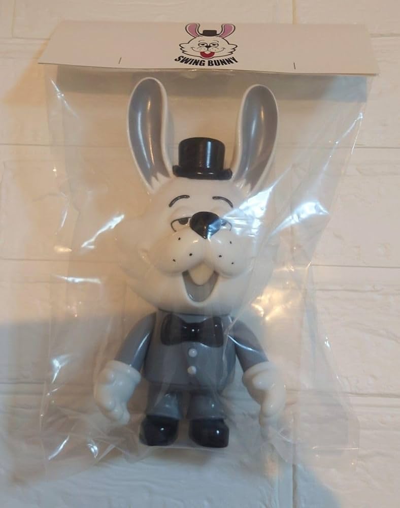 Amazon.co.jp: SWINGTOYS SWING BUNNY モノクロ ソフビ3点セット