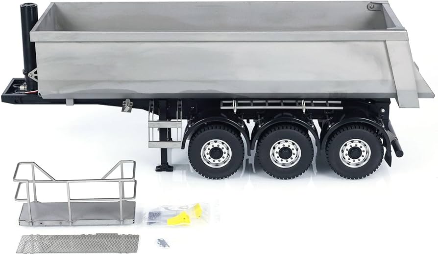 Amazon.co.jp: wheelfun 1/14 ラジコン油圧ダンプセミトレーラー