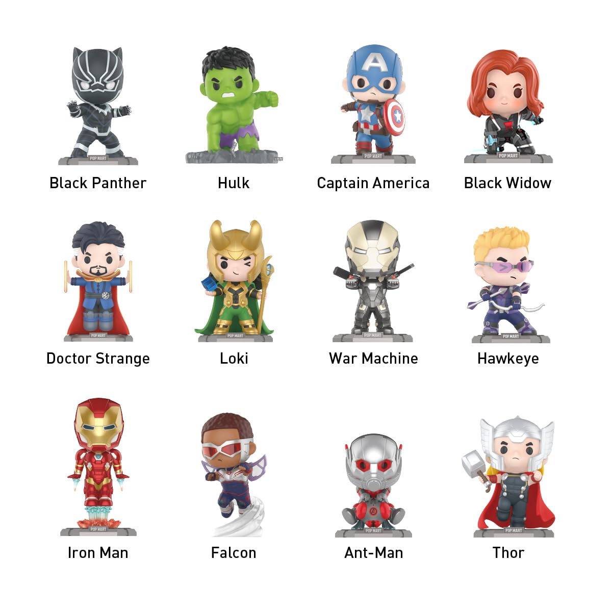 Amazon.co.jp: POP MART MARVEL アベンジャーズ シリーズ【アソート
