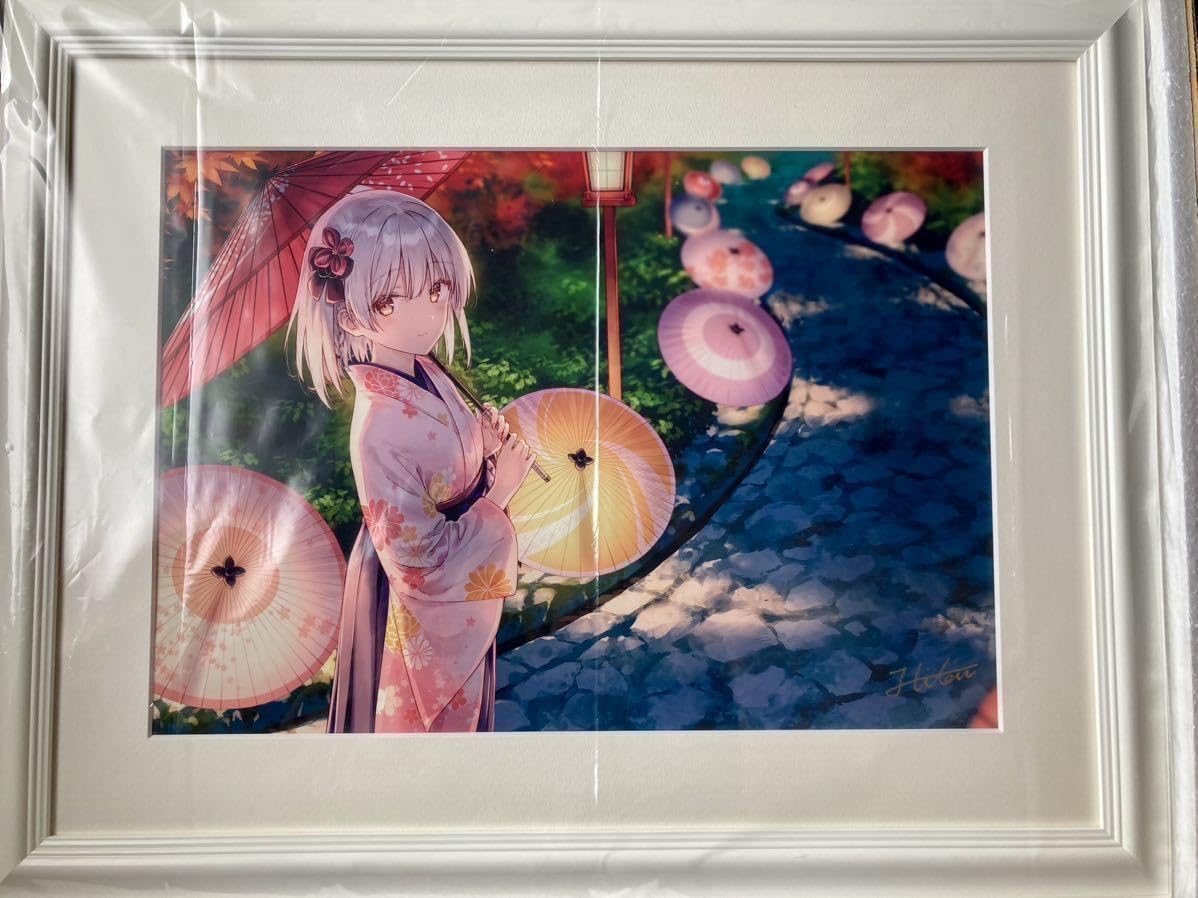 羽音たらく 直筆サイン入り複製原画 おねがいツインズ 羽音たらく 直筆