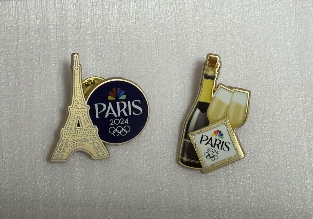 非売品 2024年パリオリンピック クジラ ピンバッジ 非売品2024年パリ