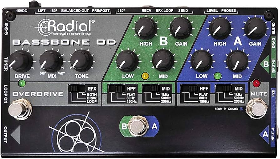 Amazon | RADIAL (ラジアル) ベース用プリアンプ/DI BASSBONE OD