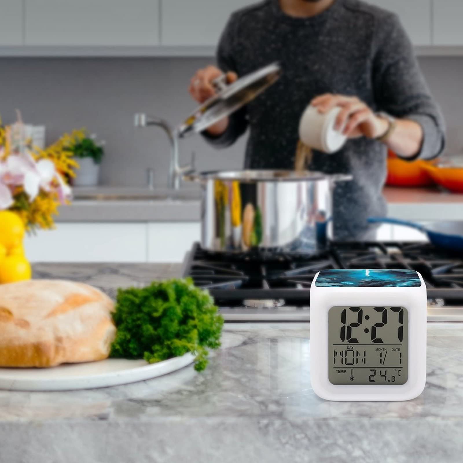 Amazon.co.jp: ゴジラ 目覚まし時計 アナログ 大音量 アラーム マルチ