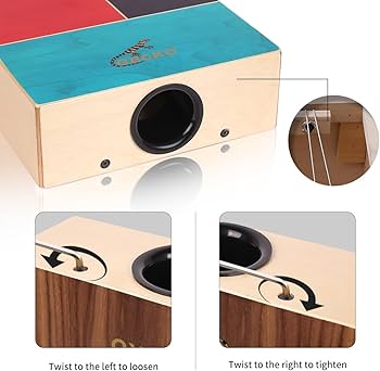 Amazon | GECKO カホン、カジョンドラム、ポータブルカホン - 両面