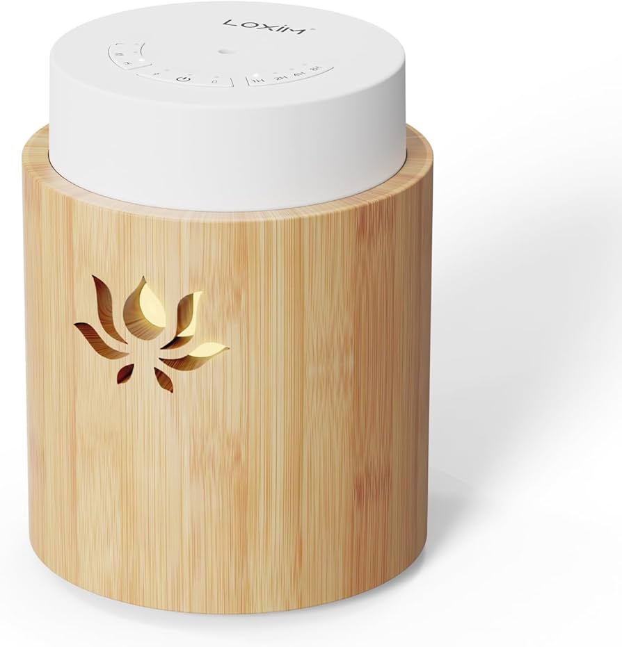 Amazon.com : LOXIM Padma Aromatherapy Diffuser, Real Bamboo Aroma
