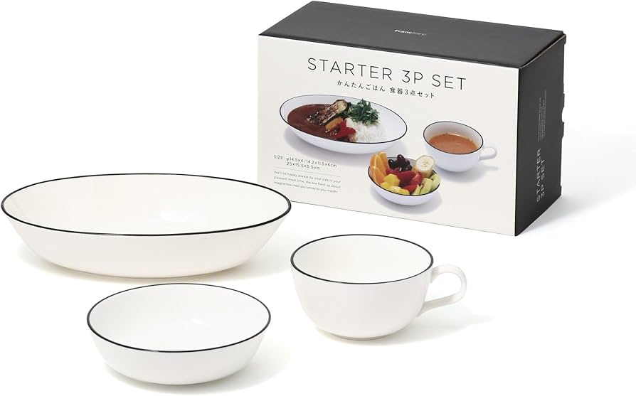 Amazon｜Francfranc フランフラン オルディ かんたんごはん 食器3点