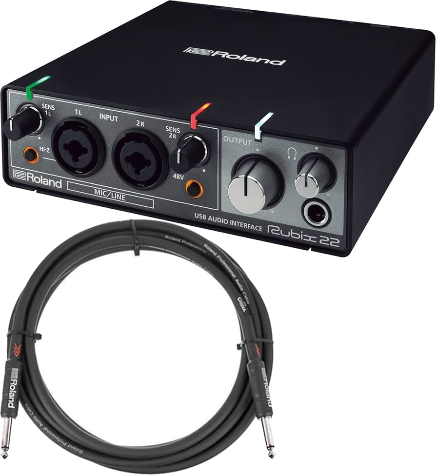 Amazon.com: Roland RUBIX22 2-In 2-Out USB Audio Interface Bundle