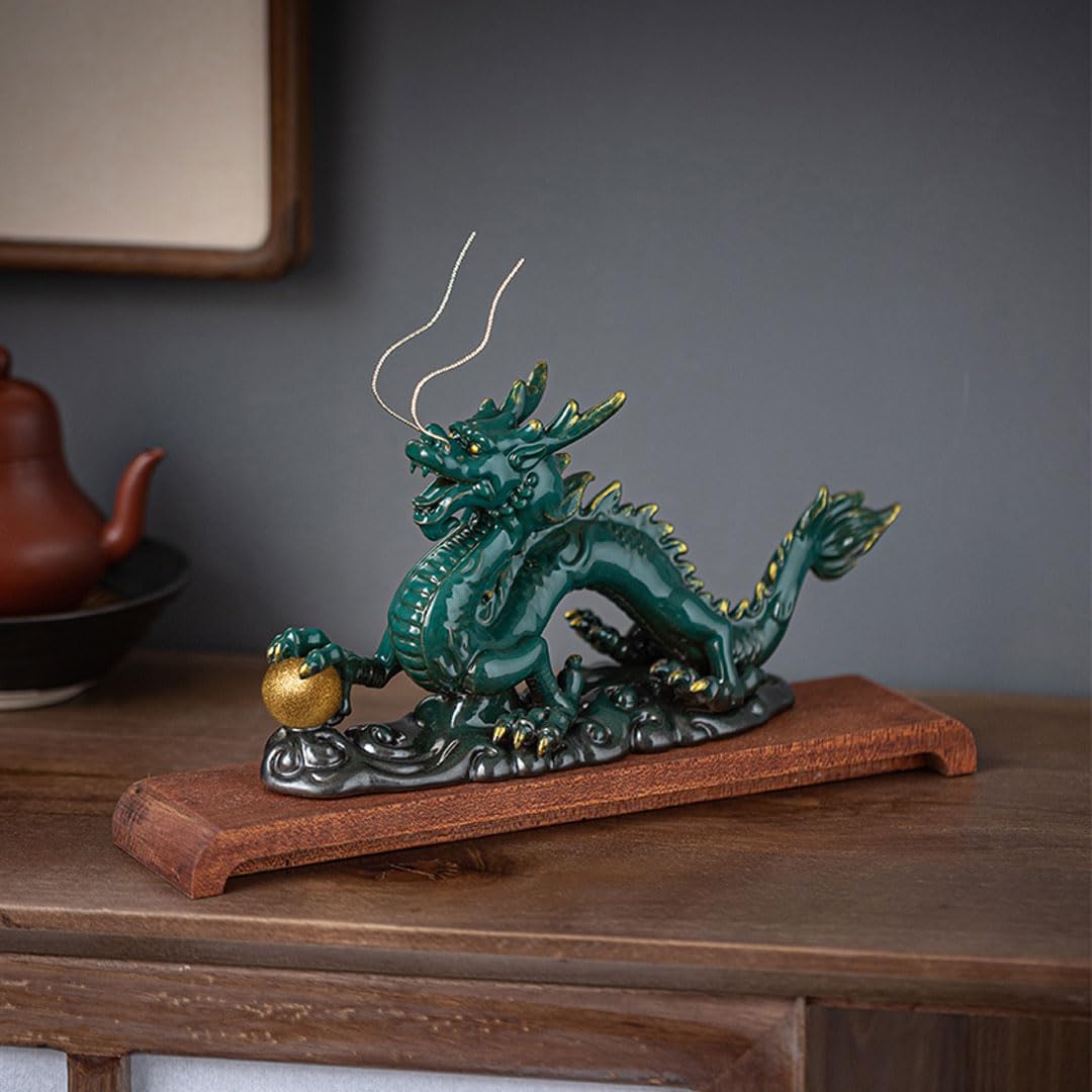Amazon.co.jp: 干支 置物 辰 金の龍神様 龍 の 置物 神社 開運グッズ