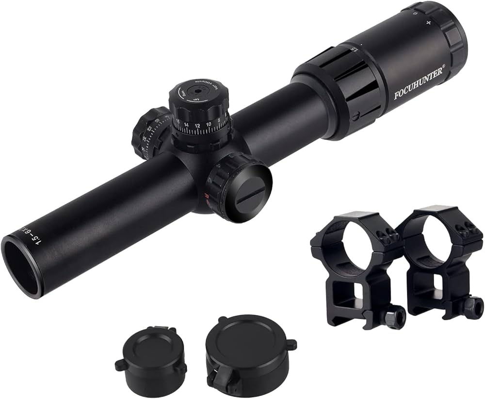 Amazon.co.jp: FOCUHUNTER 1.5-6X24mm ライフルスコープ タクティカル