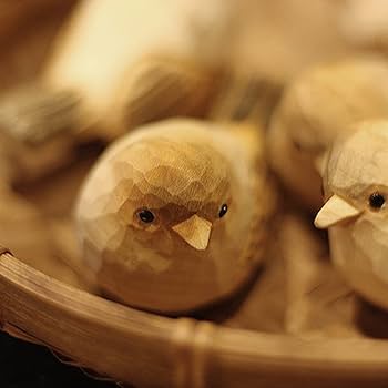 Amazon.co.jp: 鳥の彫刻 ホームインテリア レトロ 鳥の雑貨 木彫り 鳥