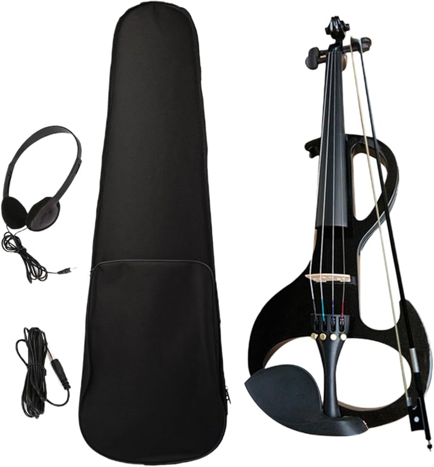 Amazon | Freneci エレキヴァイオリン 無垢材 サイレント バイオリン