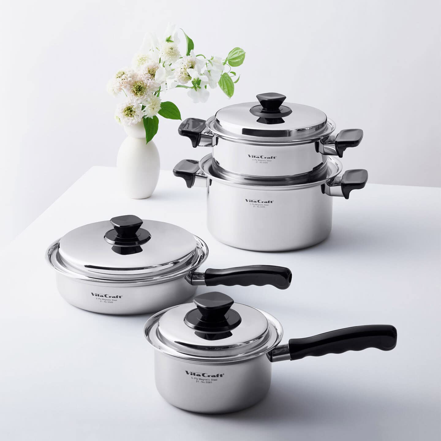 Amazon.co.jp: Vita Craft ビタクラフト Vシリーズ 片手鍋 IH 対応 1.9