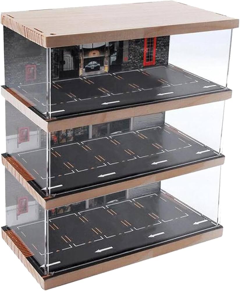 Amazon.co.jp: Generic 1/64スケール 車のディスプレイケース モデル