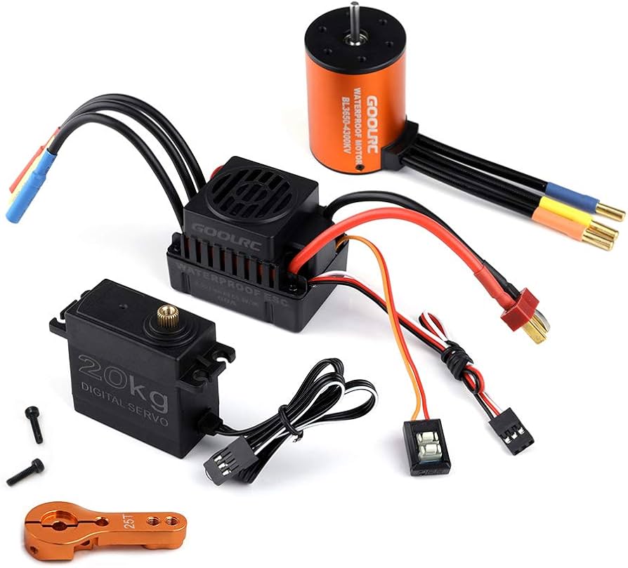 Amazon | GoolRC コンボ セット 3650 4300KVモーター 60ブラシレスESC
