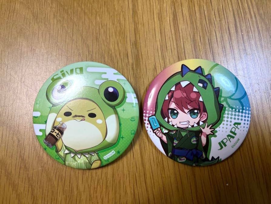 Amazon.co.jp: からぴち極楽湯コラボ缶バッジカラフルピーチ じゃぱぱ