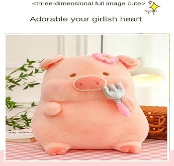 Amazon.co.jp: ぬいぐるみ クリエイティブかわいい貪欲な豚人形
