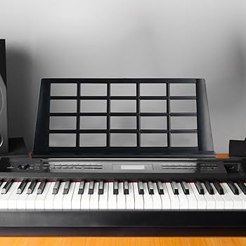 Amazon | キーボード譜面台 | 電子楽譜 | ポータブル楽譜、折りたたみ