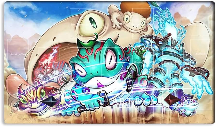 Amazon.com: New Mlikemat Playmat Spright X Frogs TCG CCG OCG