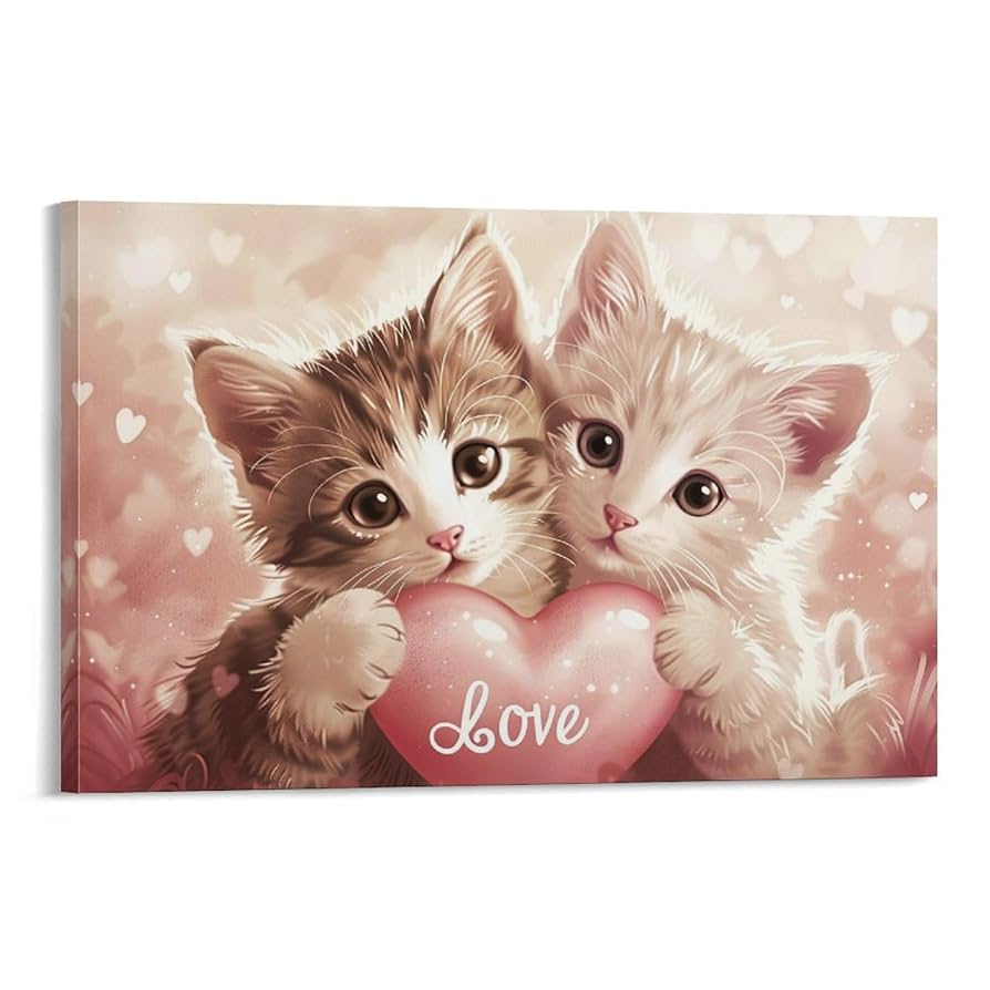 油絵 菅家令子 絵 絵画インテリア額付(黒) F3-030919子犬子猫と女の子