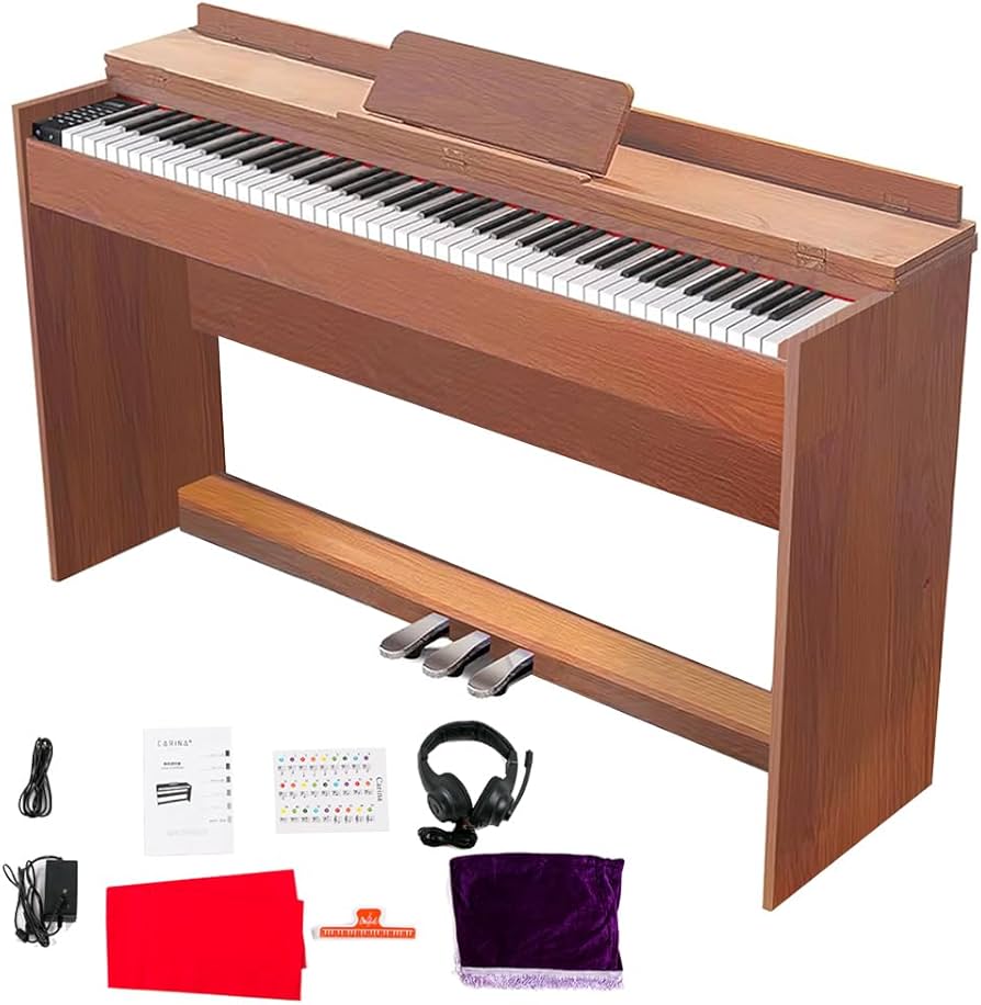 Amazon | Carina 電子ピアノ 88鍵盤 キーボード ハンマーアクション