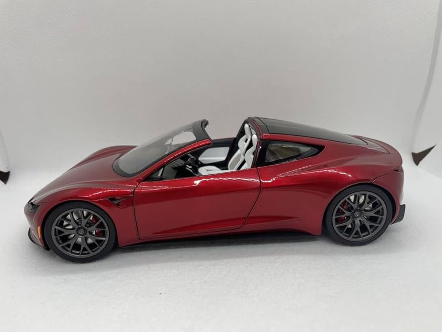 Amazon | テスラ 1/18 ロードスター Tesla Roadster レッド J03-01-024