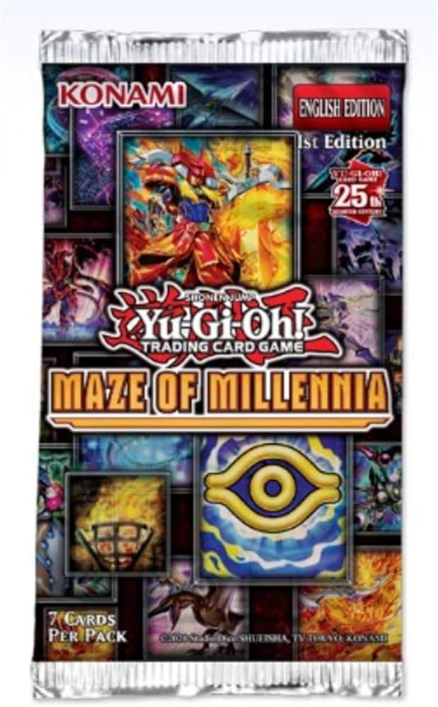 Amazon.com: YuGiOh Trading Card Game Maze of Millennia Booster
