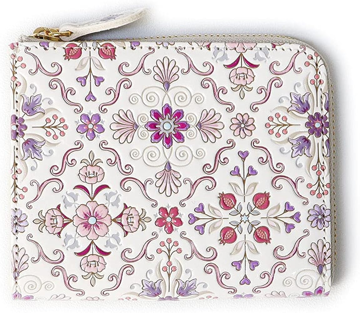 Amazon.co.jp: [浅草文庫] 友禅染 L字ファスナー ミニ 財布 オリエント