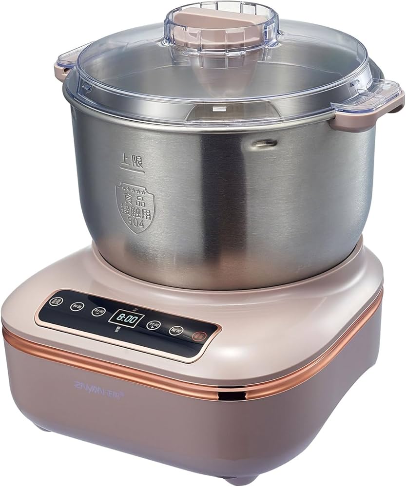 Amazon | 電動 パンこね機 パン焼き器 生地こね・発酵 ステンレス