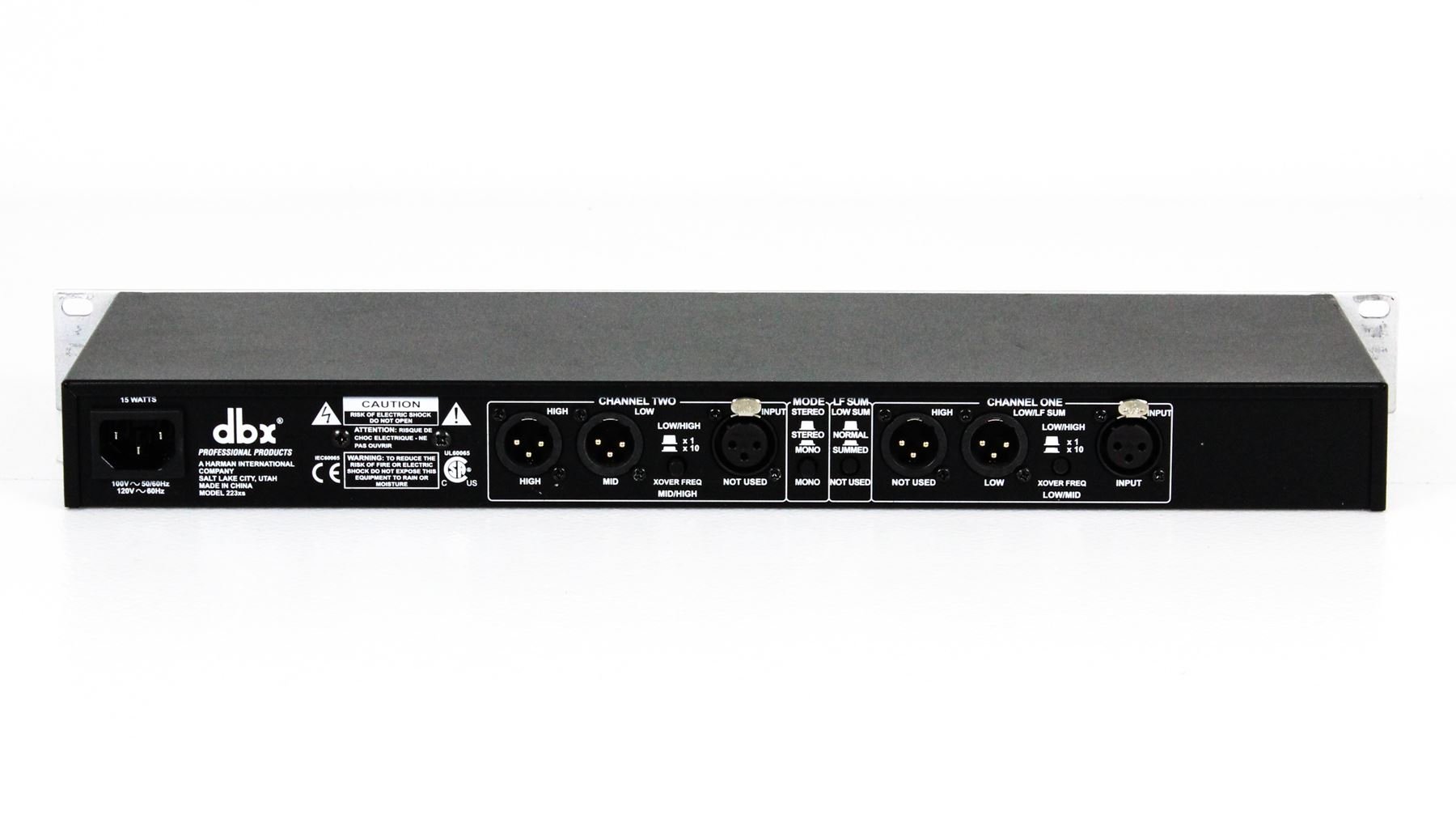 Amazon.com: dbx 223xs Stereo 2-Way, Mono 3-Way Crossover with XLR