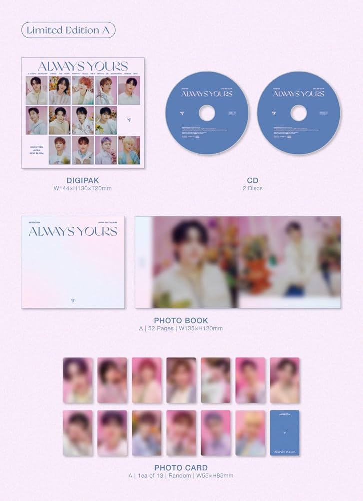 Amazon.co.jp: SEVENTEEN JAPAN BEST ALBUM「ALWAYS YOURS」(初回限定