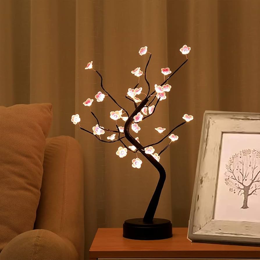 Amazon.co.jp : Sakura テーブルランプ 桜ランプ インテリアライト