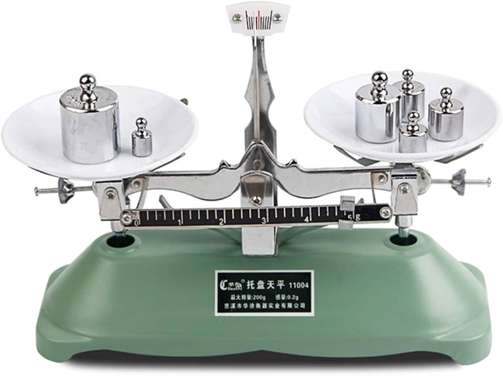 Amazon | Waymall 上皿天秤 分銅 200g 実験 測定 秤量 上皿てんびん