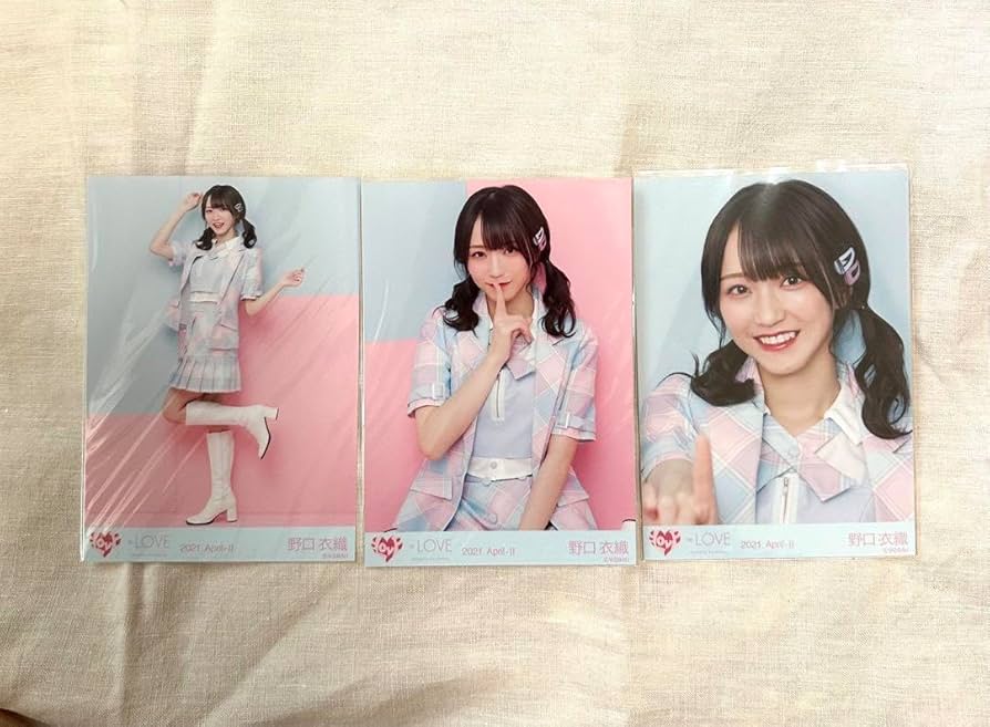 Amazon.co.jp: イコラブ 野口衣織 生写真 マカロン チェック衣装