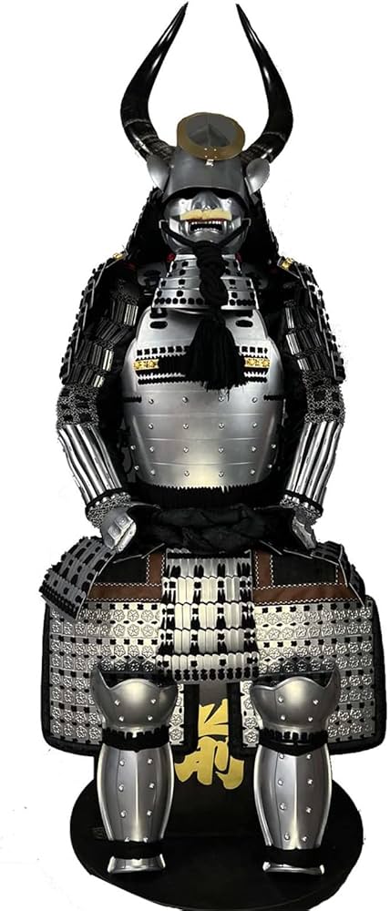 Amazon.co.jp: 手作り甲冑 兜 武士 鉄鎧 等身大甲冑 足 大人用 かぶる