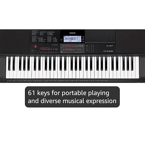 Amazon.com: Casio CT-X700 – Portable 61-Key Keyboard | 600 Tones
