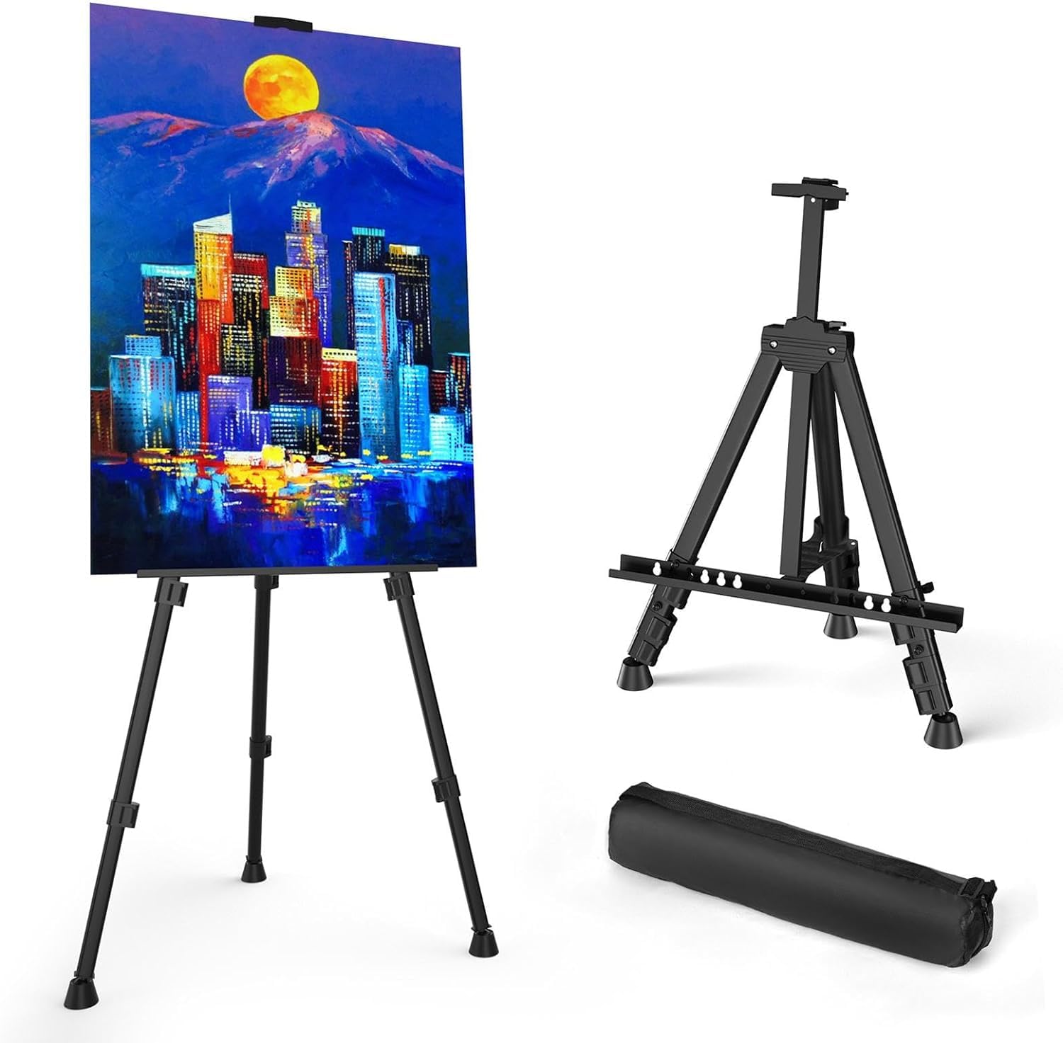 Amazon.co.jp: イーゼル イーゼルスタンド スタンド付きイーゼル、三脚