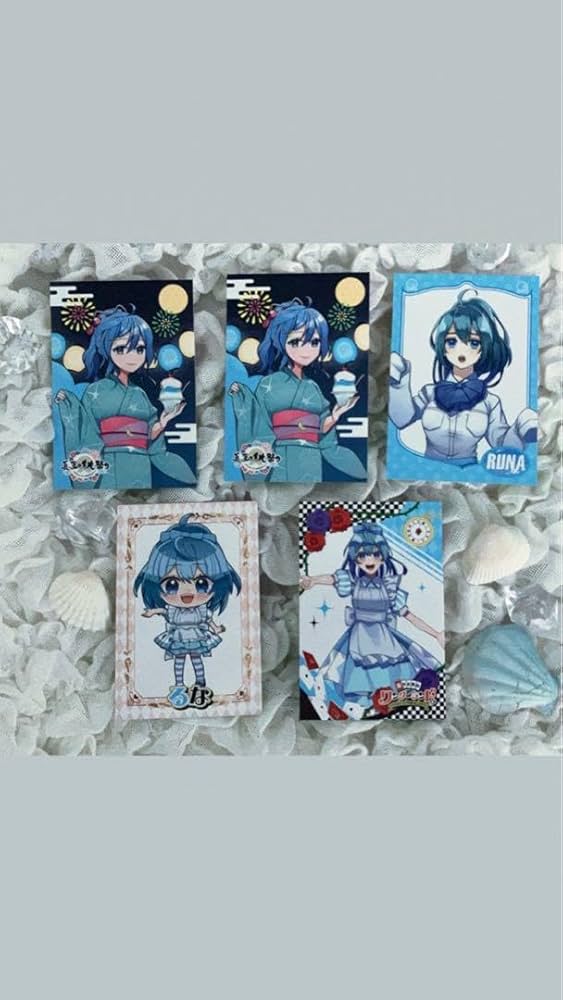 Amazon.co.jp: カラフルピーチ るなさん 5枚セット トレカ : おもちゃ