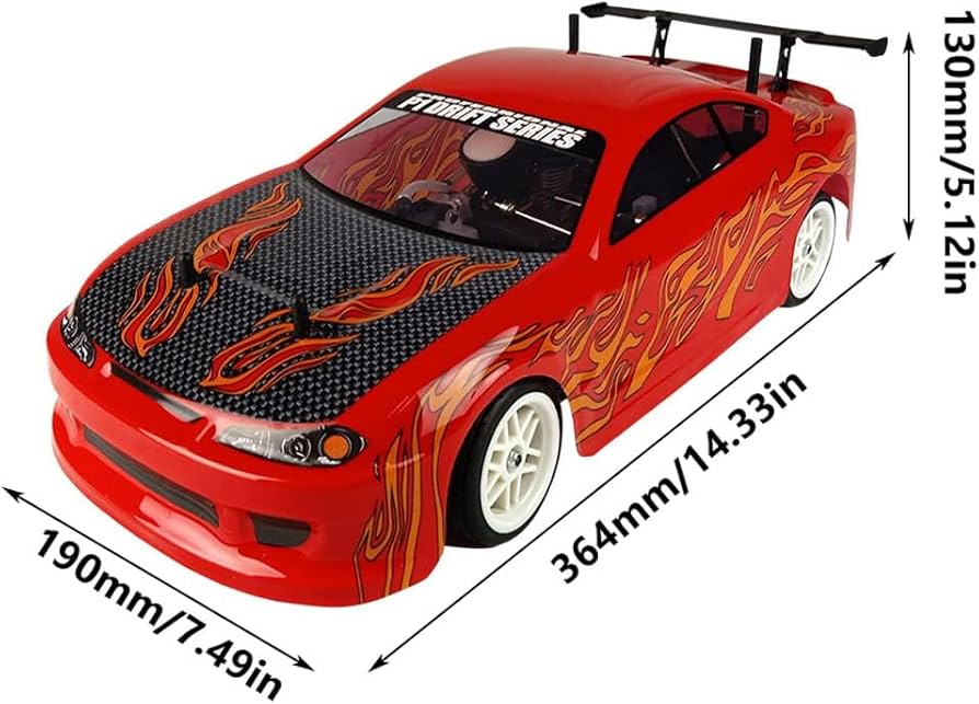 Amazon.co.jp: WANZRXX 1/10 ニトロRCカー 2速ガソリンエンジン RC
