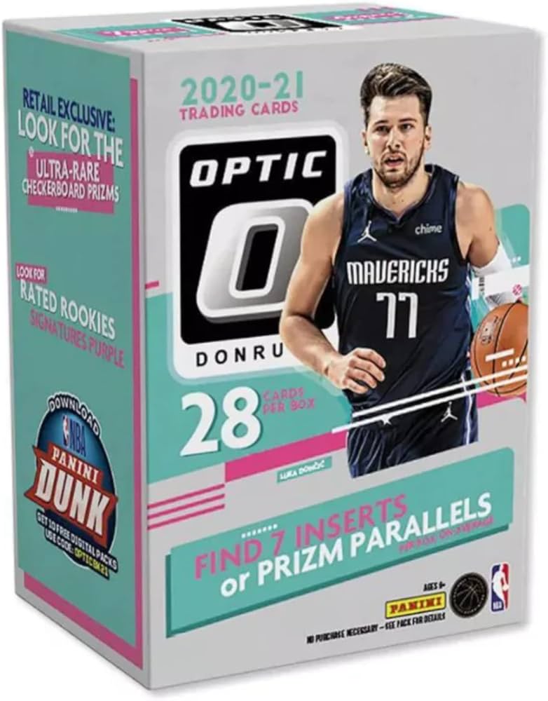 Amazon.com: 2020-2021 Donruss Optic Basketball Blaster Box - 28