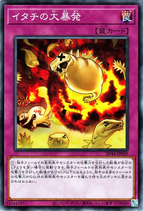 Amazon.co.jp: 遊戯王カード イタチの大暴発(ノーマル) 宝玉の伝説