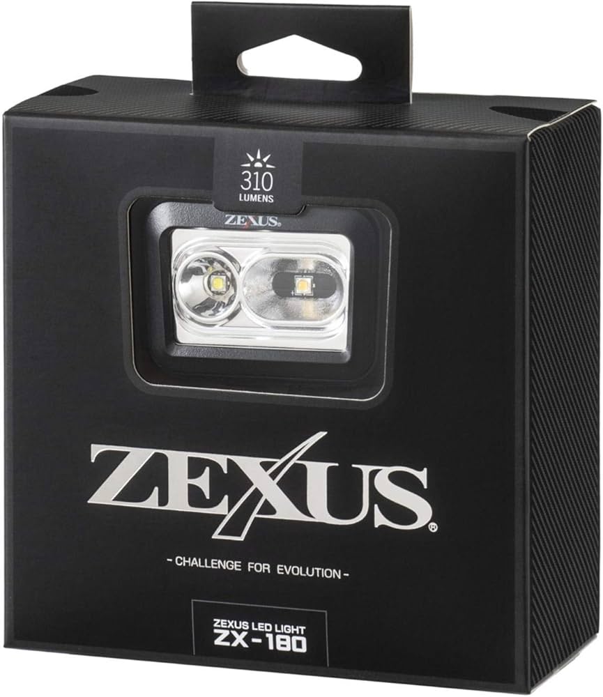 Amazon | 冨士灯器 ZEXUS(ゼクサス) LEDライト ZX-180 [最大310