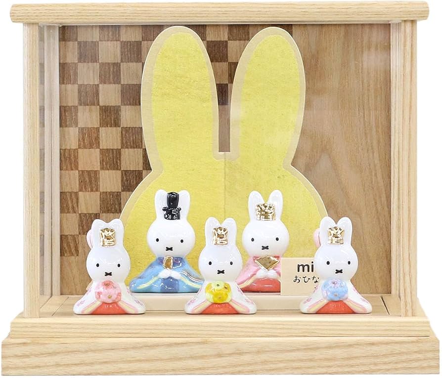 Amazon | 吉徳 雛人形 miffy ミッフィー 磁器 ひな人形 うさこ 親王 官